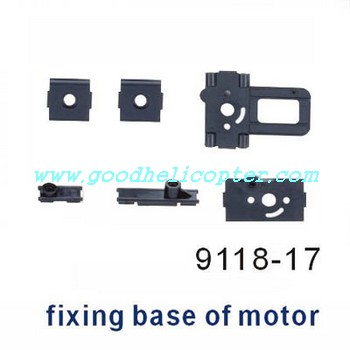 shuangma-9118 helicopter parts fixing base of motor set 6pcs - Click Image to Close